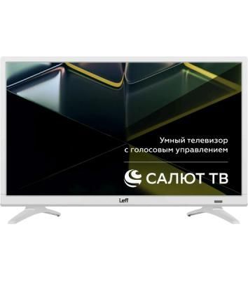 Телевизор LEFF 24" 24H691T белый DLED HD 60Hz Smart TV Салют ТВ