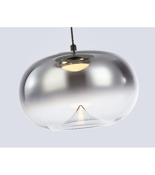 Подвесной светодиодный светильник Ambrella light LH11099/3 BK/SM черный/дымчатый 12W 3000K D350*1505