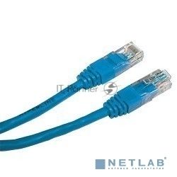 Коммутационный шнур Патч-корд литой "Telecom" UTP кат.5е 2м синий 6242755317536