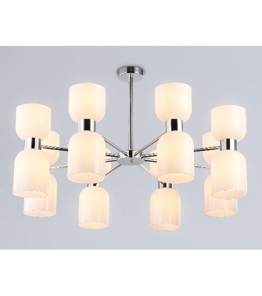 Люстра Ambrella light LH56085/16 СH/FR хром/белый матовый E14*16 max 40W D860*510