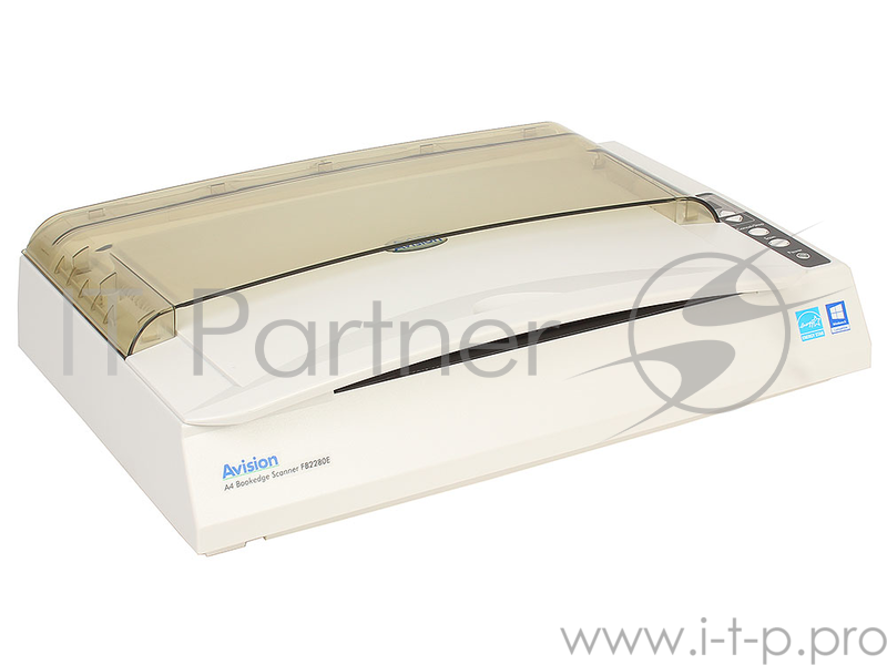 Сканер Avision FB2280E, планшетный, A4, CCD, 600x600 dpi, USB 2.0, для сканирования книг