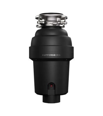 Измельчитель пищевых отходов Kuppersberg WS 550 B, High-Tech, мощность 550 Вт, 3400-3800 об/мин, защита от перегрева, авто выключение, DC мотор, шумоизоляция, уровень шума 70 дБ, черный