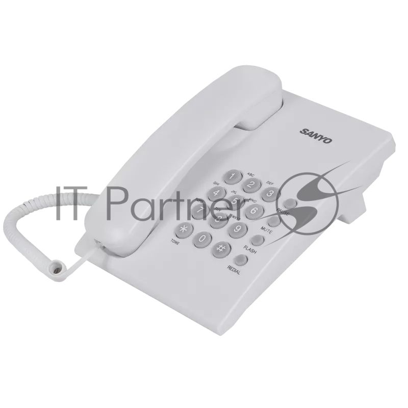 Телефон проводной SANYO RA-S204W белый