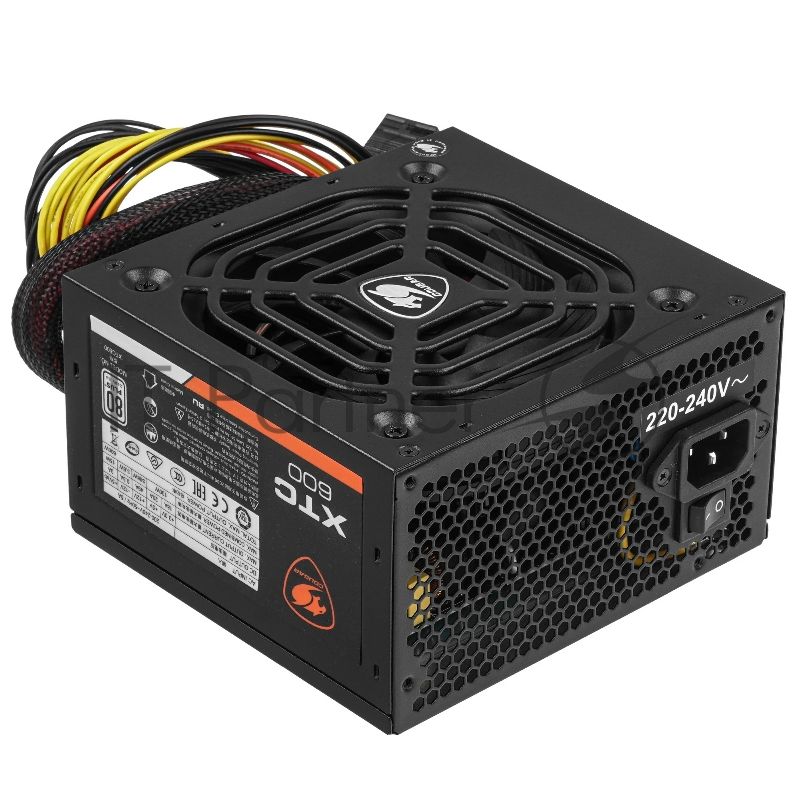 Блок питания Cougar XTC600, 600Вт, 80 PLUS, 120мм, черный