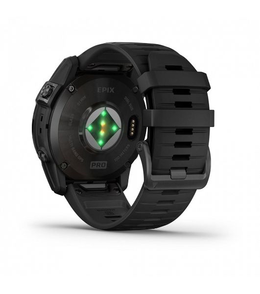 Умные часы Garmin Epix Pro Gen 2 Standard Edition, 1.4" AMOLED, ANT+, Bluetooth, GPS, NFC, Wi-Fi, 10 ATM, серый / черный