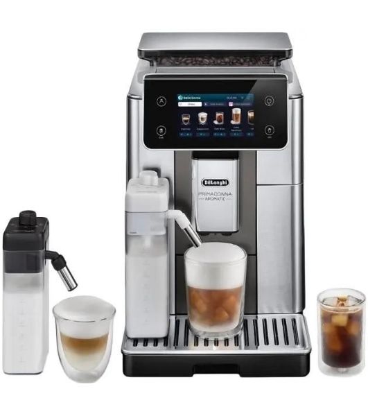 Кофемашина Delonghi ECAM630.75.TM 1450Вт черный/серебристый