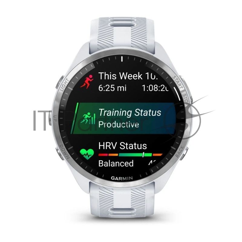 Смарт-часы Garmin Forerunner 965 белый 47мм