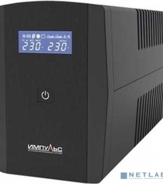 Источник бесперебойного питания Импульс ЮНИОР СМАРТ 800, 800/480 ВА/Вт, LED, USB, SCHUKOx2