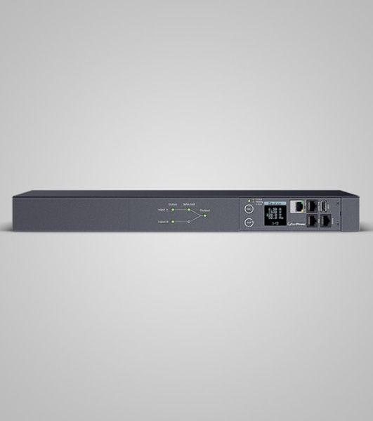 Блок распределения питания CyberPower PDU PDU41005 (PDU20SWHVIEC8FNET) 1U type, 16Amp, plug IEC 320 C20, (8) IEC 320 C13