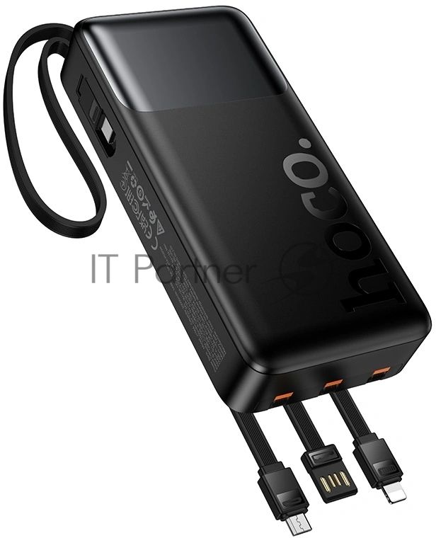 Мобильный аккумулятор Hoco J156A Founder 20000mAh 22.5W 3A черный (62284)
