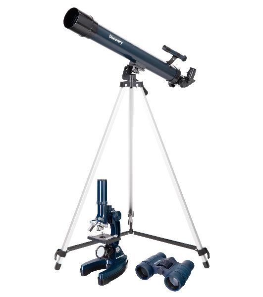 Телескоп Levenhuk Discovery Scope 3 с книгой 77822