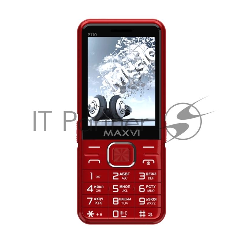 Мобильный телефон Maxvi P110 красный