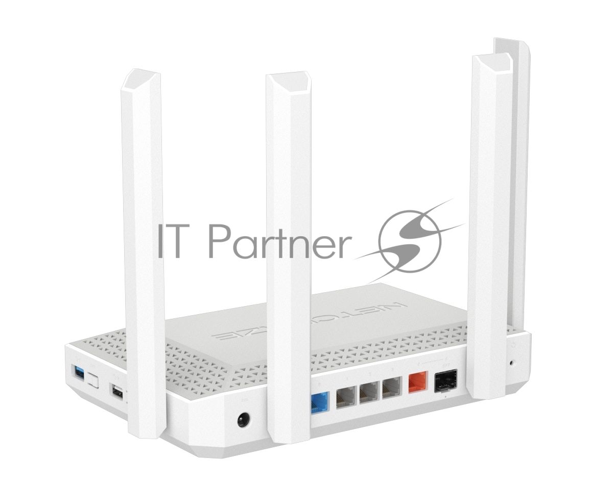 Мультигигабитный интернет-центр Netcraze Giga (NC-1012) с Mesh Wi-Fi 6 AX3000, Smart-коммутатором 1×2.5G/SFP и 4×1G, многофункциональными портами USB 3.0 и 2.0