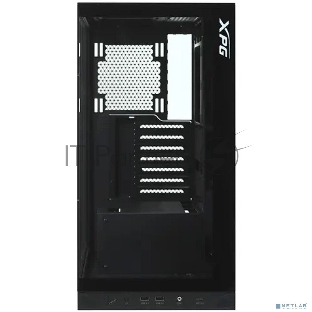 Компьютерный корпус XPG INVADER X черный (INVADERXMTWOF-BKCWW) Mid-Tower, Micro-ATX, Mini-ITX, Standard-ATX, USB 3.2 Gen2 Type-A, USB 3.2 Gen2 Type-C