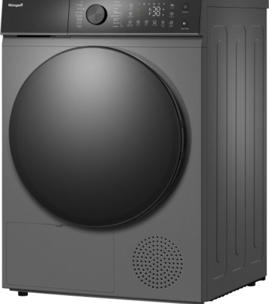 Сушильная машина Weissgauff WD 5910 Heat Pump Deep Grey серый, 10 кг, сушка - конденсационная, программ - 16, 59.5 x 85 x 60.9 см