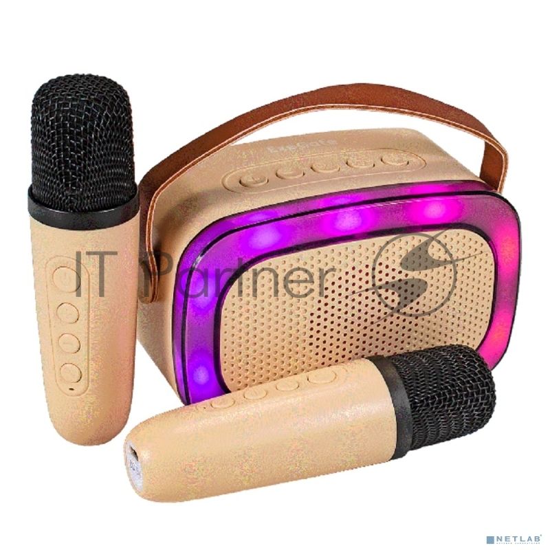 Караоке-система ExeGate Bro 330 Bluetooth 8 Вт бежевый