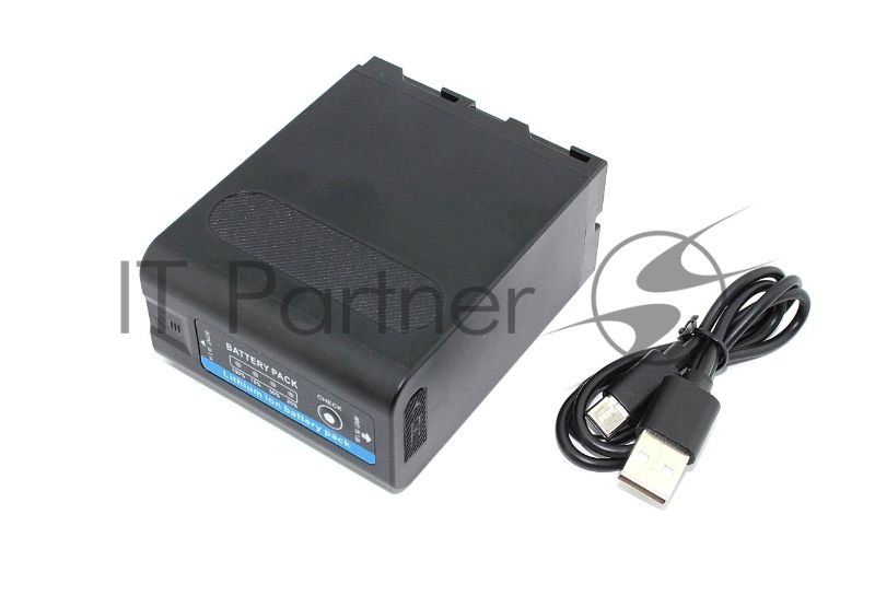 Аккумуляторная батарея для видеокамеры Sony CCD-RV (NP-F970) USB Type-C 7.4V 10500mAh усиленная