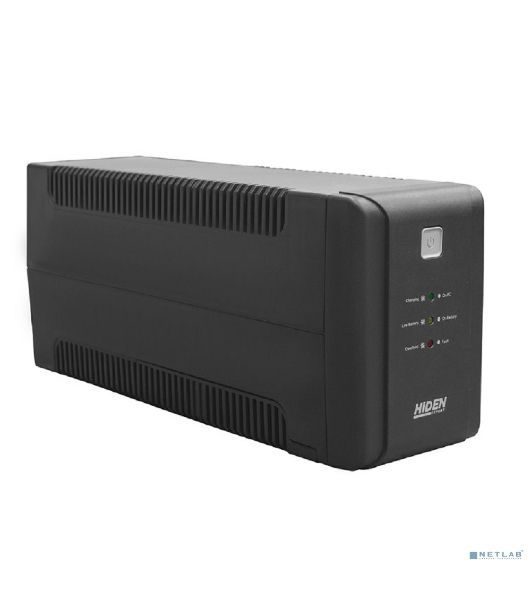 Источник бесперебойного питания HIDEN EXPERT ULI600E 600ВА/360Вт Линейно-интерактивный,4xIEC C13 LED, USB, встроенный АКБ 1 x 12В/7Ач УТ-00002431