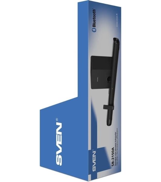 Саундбар SVEN SB-2150A черный (2 x 40W, Bluetooth сабвуфер 100W, пульт ДУ, LED-дисплей, HDMI, USB)