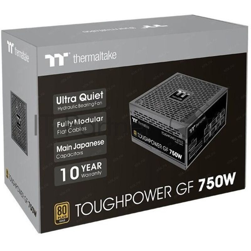 Блок питания Thermaltake Toughpower GF 750W (PS-TPD-0750FNFAGE-2), 750Вт, 80 PLUS Gold, 140мм, модульный, черный