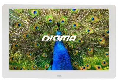 Фоторамка Digma 10.1" PF-1043 IPS 1280x800 белый пластик ПДУ Видео