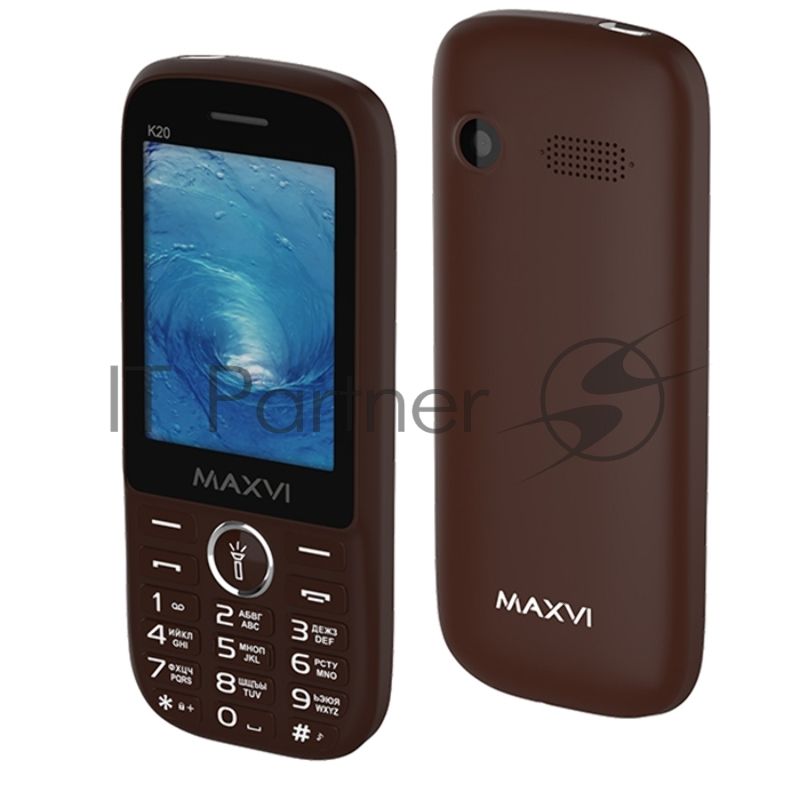 Мобильный телефон Maxvi K20 кофейный