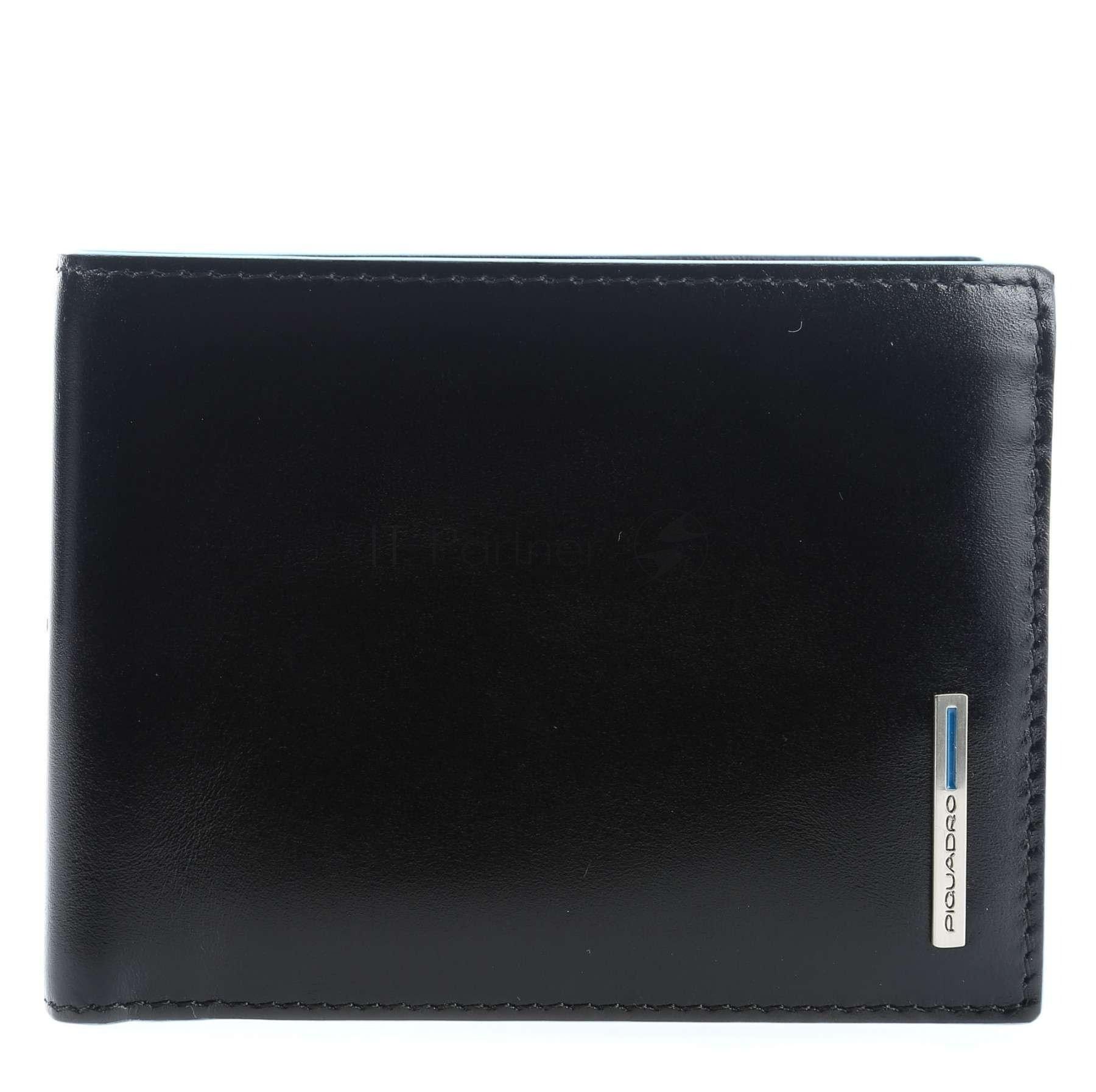 Кошелек мужской Piquadro Blue Square PU257B2R/N черный натур.кожа