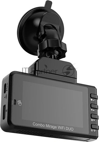 Видеорегистратор с радар-детектором Sho-Me Combo Mirage WiFi DUO GPS ГЛОНАСС