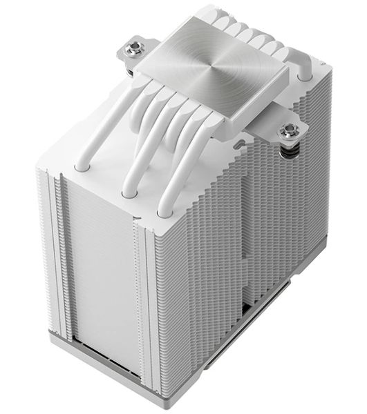 Кулер для процессора DEEPCOOL AK700 DIGITAL WH LGA1851/1700/1200/115X/AM5/AM4 (9шт/кор, TDP 260W, PWM, Fan 120mm, 7 тепл. трубок, Copper Base, белый) RET