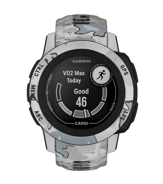 Умные часы Garmin Instinct 2S Camo Edition, 1.1" MIP, Bluetooth, ANT+, 10 ATM, черный / серый / камуфляж