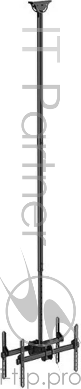 Кронштейн для телевизора Arm Media LCD-3050 черный, 32"-90" макс. 90 кг, потолочный, поворот и наклон