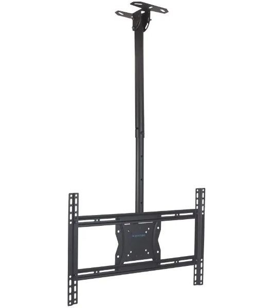 Кронштейн для телевизора Kromax COBRA-4 черный, 15"-75" макс. 65 кг, потолочный, поворот и наклон