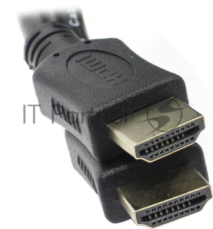 Кабель HDMI C-HM-HM-7.5M Wize, 7.5 м, v.2.0, 19M/19M, позол.разъемы, экран, черный, пакет