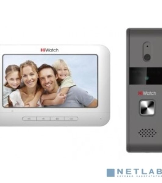 Видеодомофон Hikvision DS-D100KF белый