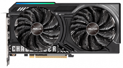 Видеокарта ASRock AMD Radeon RX 9060 Challenger, 8 GB GDDR6, 128 bit, 3xDisplayPort, HDMI, GPU 1500 MHz
