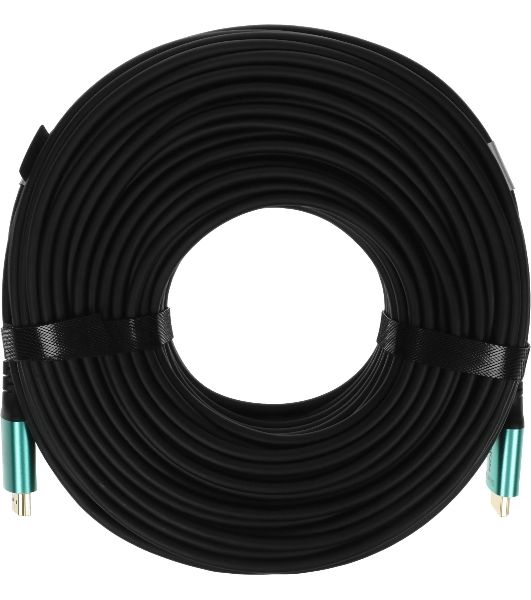 Кабель аудио-видео Cactus CS-HDMI-AOC-2.1-70 HDMI (m)/HDMI (m) 70м. позолоч.конт. черный