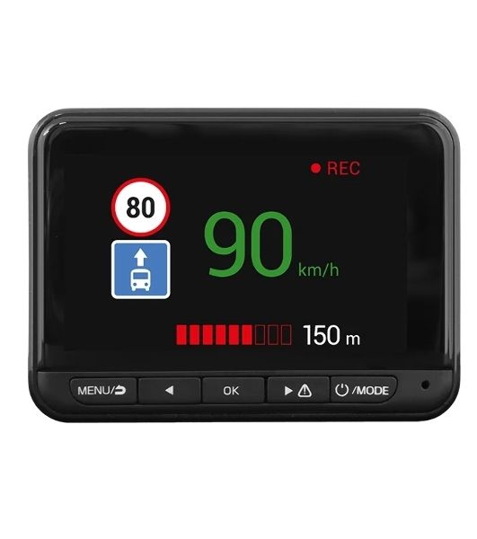 Видеорегистратор Navitel R9 DUAL, 1920x1080, 2.7", с камерой заднего вида, GPS, Wi-Fi, G-сенсор, датчик движения, GPS-информатор
