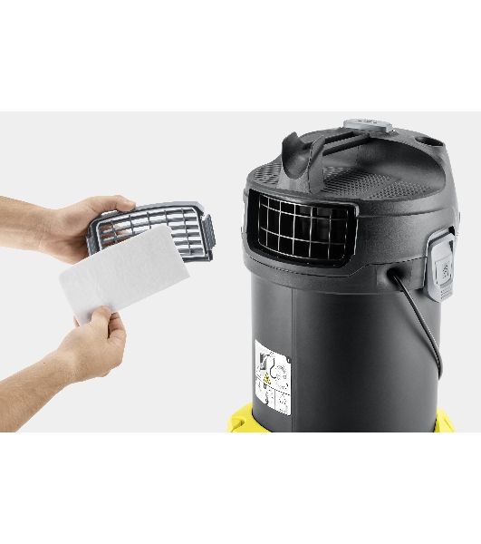 Пылесос Karcher AD 4 PREMIUM желтый/черный, 150/600 Вт, уборка сухая, пылесборник контейнер 17 л