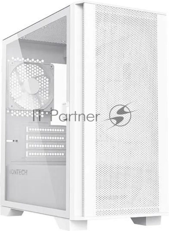 Компьютерный корпус Montech AIR 100 LITE белый без БП mATX 2x120мм 1xUSB 2.0 2xUSB 3.0 audio bott PSU