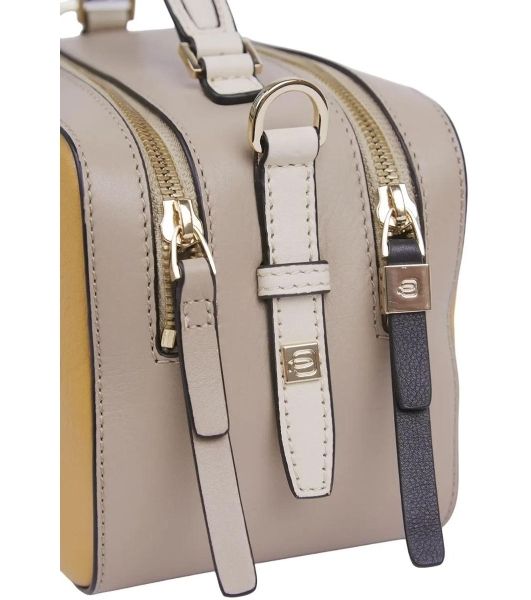 Сумка женская Piquadro Circle BD6656W92/GbE желтый/бежевый натур.кожа