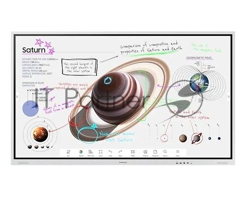 Панель Samsung QB75B черный, 75 ", 3840x1920, 16:9, VA, Tizen 6.5, Ultra HD 4K, 350 кд/м2, 8 мс, 4000:1, 178°/178°