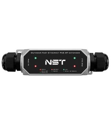 Уличный Ultra PoE удлинитель Fast Ethernet до 250м на 1 порт. Порты Ethernet: Вход - 1x10/100Base-T RJ45; Выход - 1x10/100Base-T RJ45. Порты PoE: Вход - 1xIEEE 802.3af/at/bt/Passive POE (до 120W); Выход - 1xIEEE 802.3af/at/bt (до 90W). Автоматическое опре