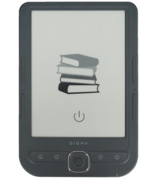 Электронная книга Digma Tome 6" E-ink HD Pearl 758x1024 600MHz 128Mb/4Gb/SD/microSDHC темно-серый