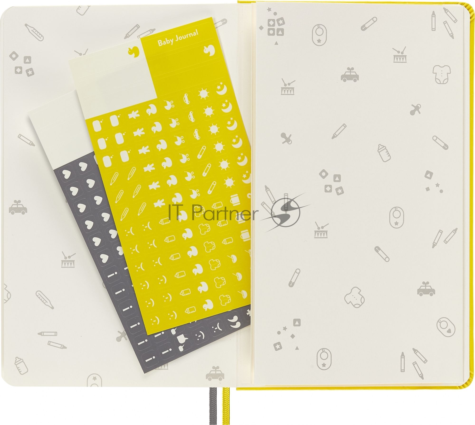 Блокнот Moleskine PASSION BABY PASBABY Large 130х210мм 400 стр. подар.кор. желтый