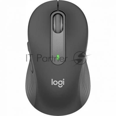 Мышь Logitech M650 графитовый оптическая (4000dpi) беспроводная BT/Radio USB (4but)