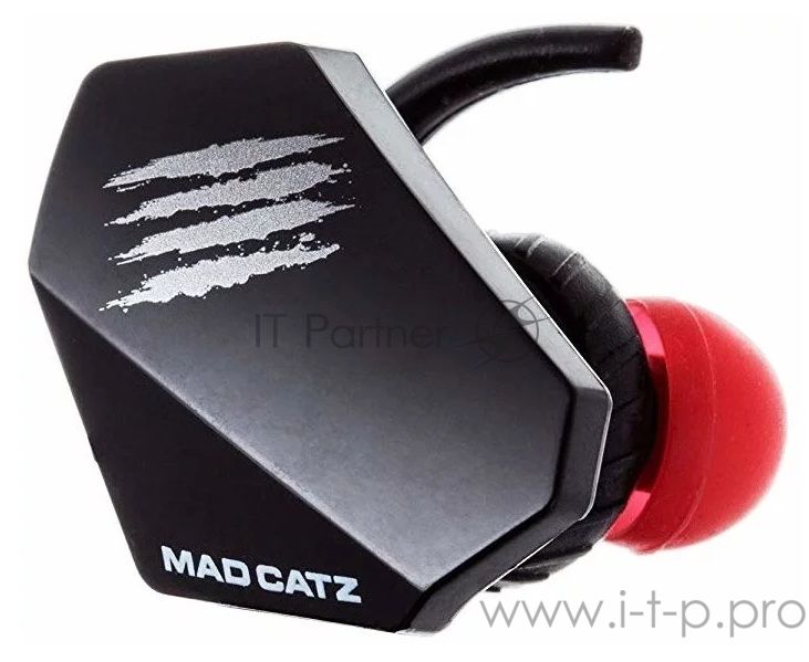 Гарнитура Mad Catz E.S. PRO+ чёрный, проводная, mini jack 3.5 мм, вставные