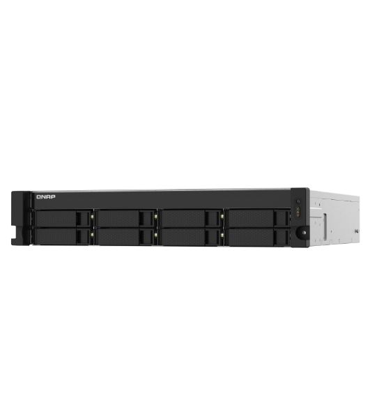Сетевое хранилище без дисков SMB QNAP TS-832PXU-4G 8-Bay AL324 quad-core 1.7 GHz 2U rackmount NAS, 4Gb DDR4 UDIMM RAM (max 1x16Gb), SATA 6Gb/s, 2x 10GbE SFP+ LAN, 2x2.5 GbE LAN, 1x PCIe Gen2 x2 slot. W/o RAIL-B02