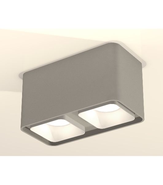 Светильник Ambrella Light XS7852001 SGR/SWH серый песок/белый песок MR16 GU5.3 (C7852, N7701)