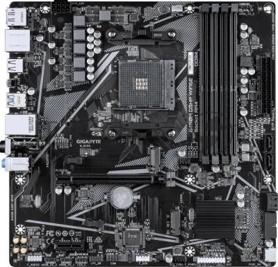 Материнская плата Gigabyte B450M D3HP WIFI6E, AM4, AMD B450, 4xDDR4, 4xSATA 6Gb/s, 2xM.2, 1xPCIe 3.0 x16, 1xPCIe 2.0 x1, 2xHDMI, 1xDisplayPort, 1x1Gb LAN, 4xUSB 3.2 Gen 1, 3xUSB 2.0, 3x3.5 мм, 7.1, microATX