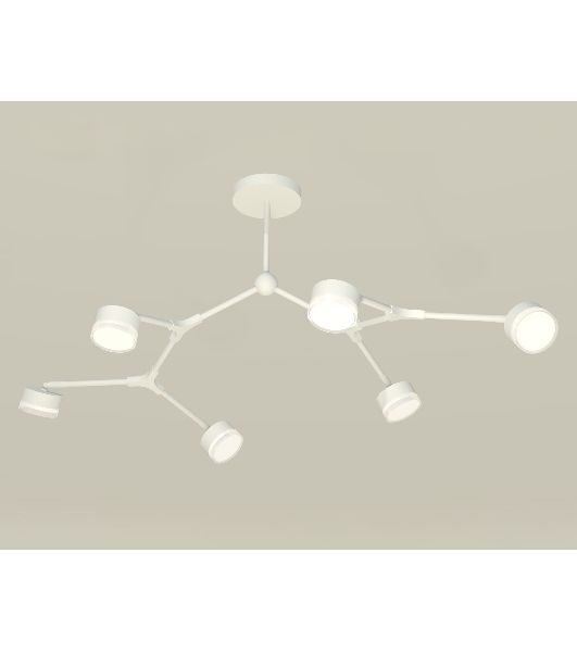 Светильник Ambrella light XB9055204/6 SWH/FR/CL белый песок/белый матовый/прозрачный GX53 (C9055, N8399)
